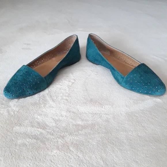 Lucky Brand Emerald Green Archh2 Flats - Picture 4 of 11